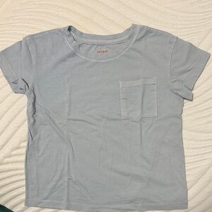 Cat & Jack Sky Blue Tee with Pocket